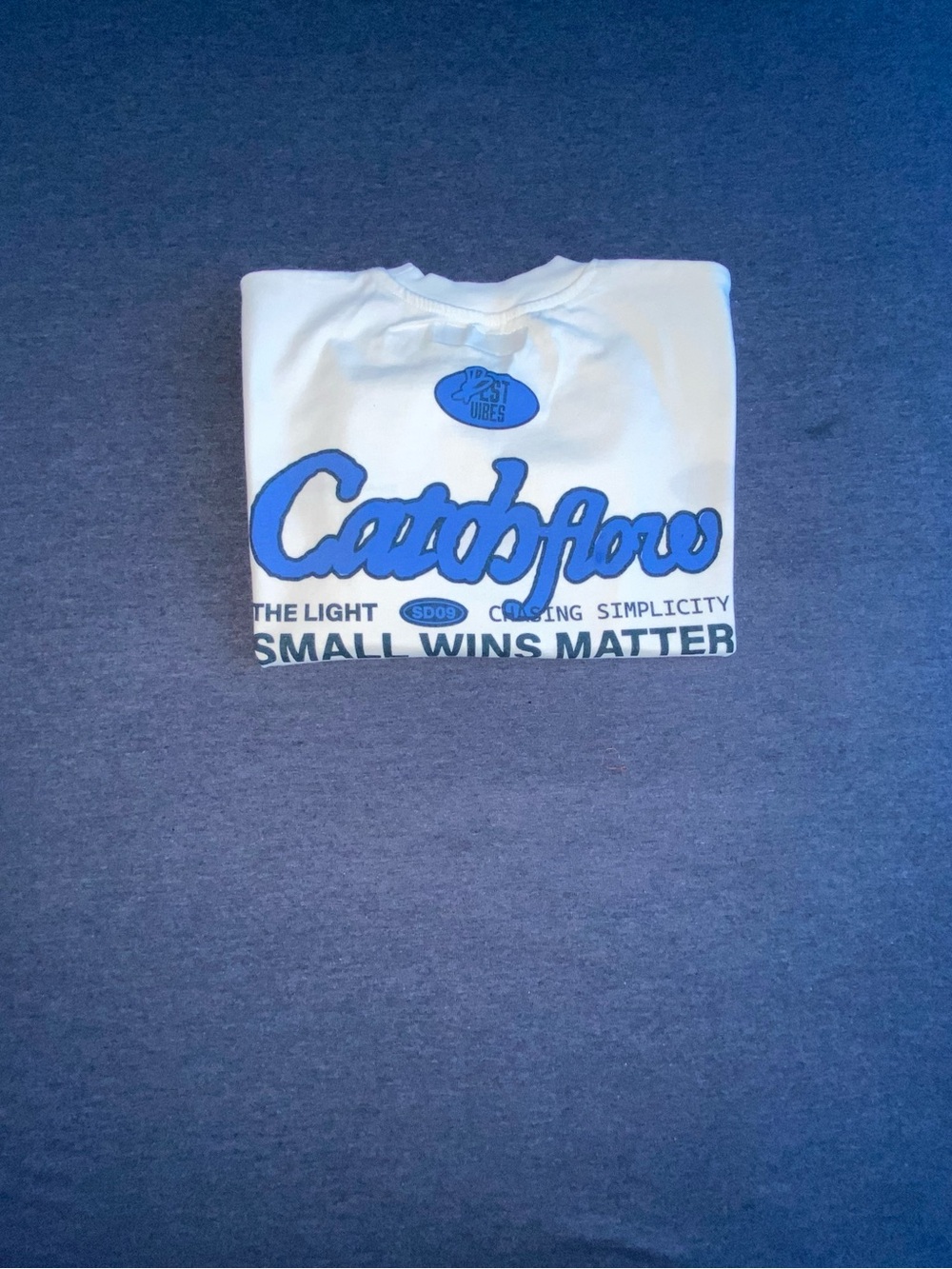 Boys White 'Small Wins Matter' Graphic Tee - Picture 7 of 7